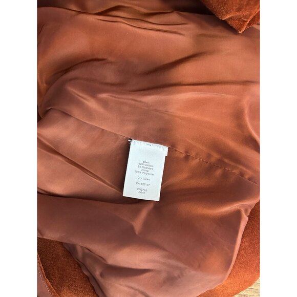 Talbots Velvet Velour Single Button Blazer Jacket Grunge - Picture 6 of 9